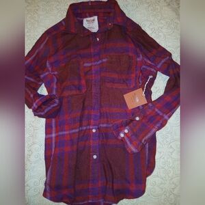 ❄️Mossimo Boyfriend Fit Flannel Shirt Size M